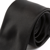 Black Slim Tie 7cm
